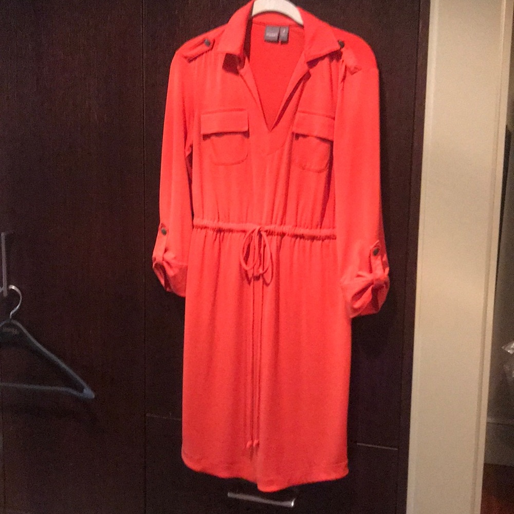 Muse sz2 woman’s dress orange like new never worn